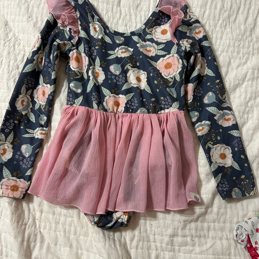 Cheeky Plum Floral and Pink Dress